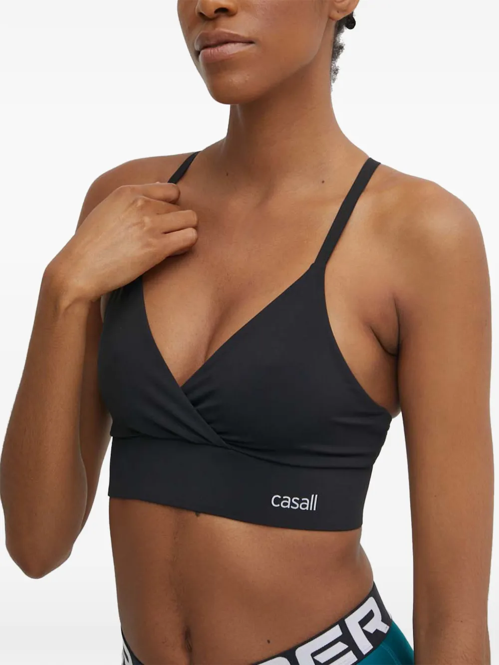 Casall Sport-bh met gekruiste bandjes Zwart