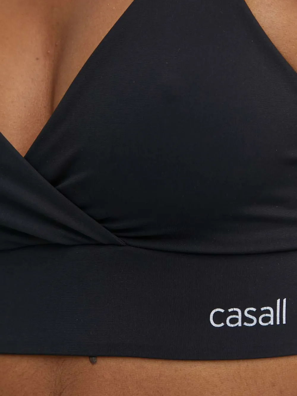 Casall Sport-bh met gekruiste bandjes Zwart