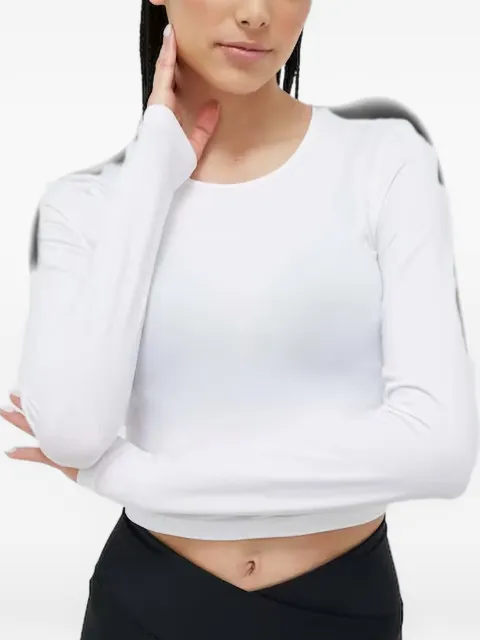 Casall logo-print cropped T-shirt
