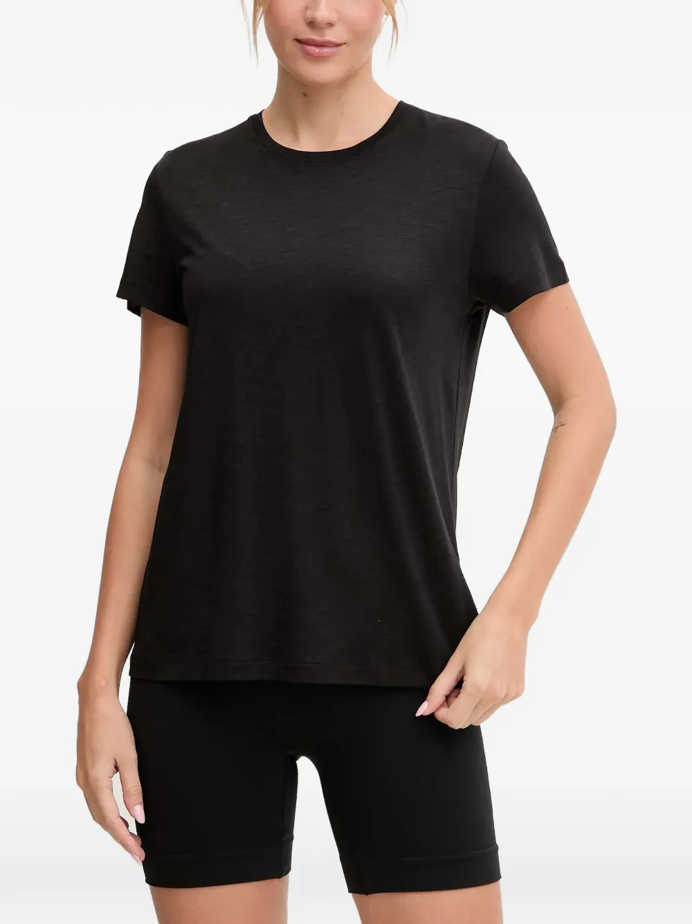 Casall T-Shirt mit Logo-Print - Schwarz