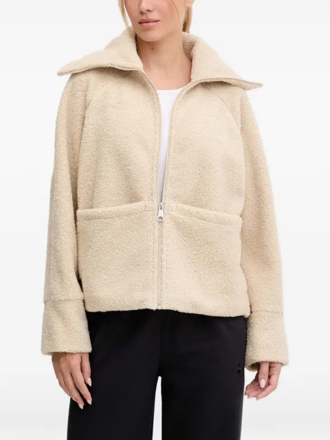 Casall sherpa zip-up jacket