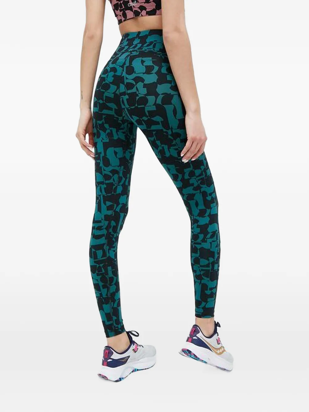 Casall Legging met print Groen