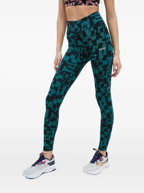 Casall abstract-print leggings
