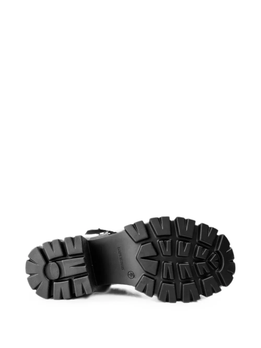 Altercore Sophia crossover-strap buckled sandals Zwart