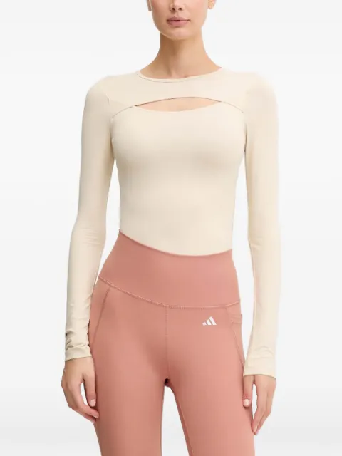 Casall cut-out long-sleeve bodysuit
