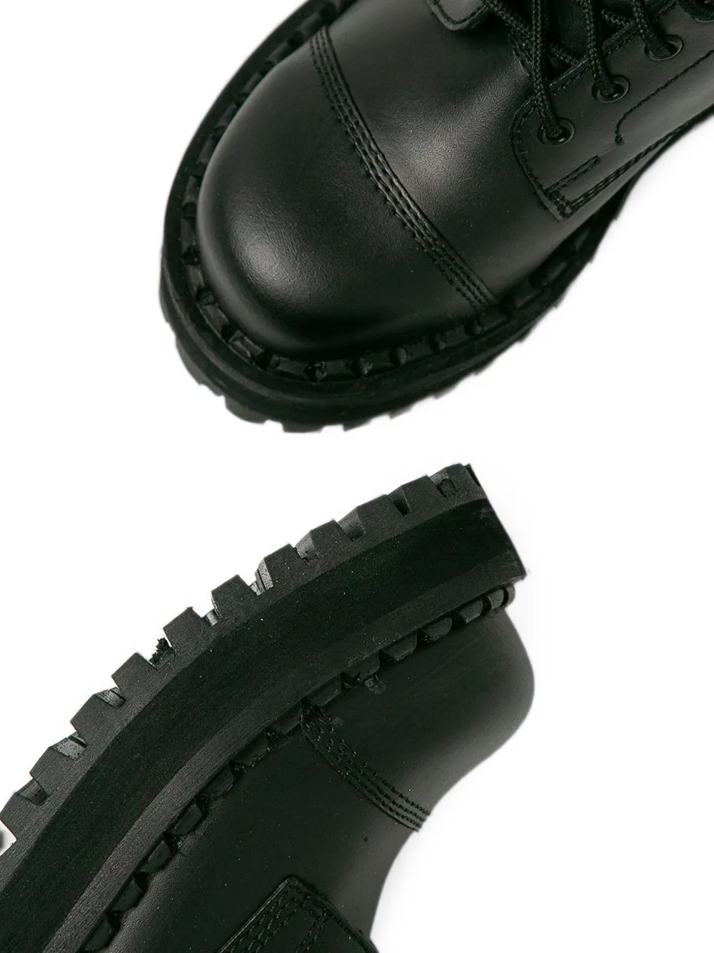 Altercore 353 lace-up platform boots Zwart