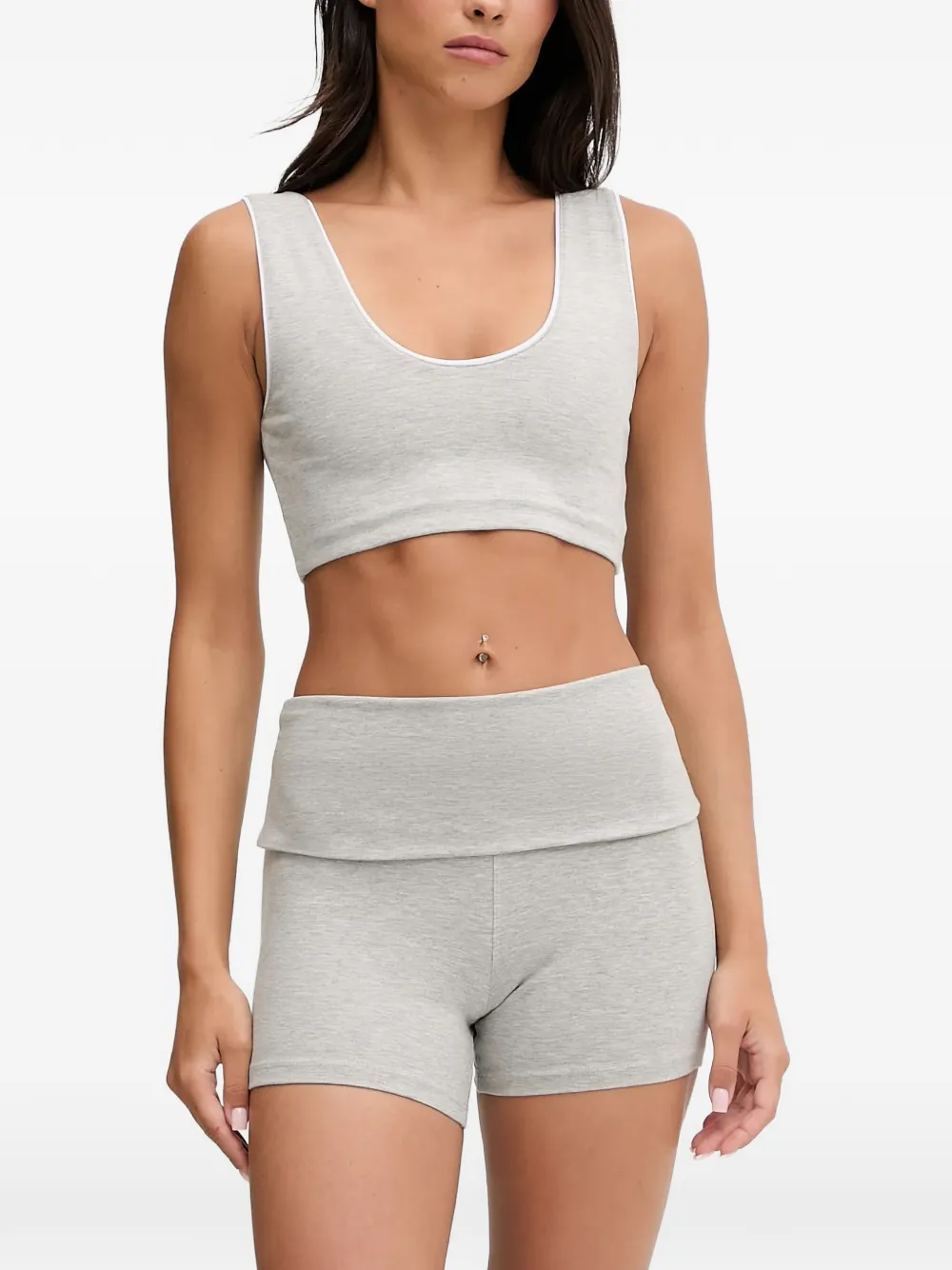Casall scoop-neck sports bra - Grau