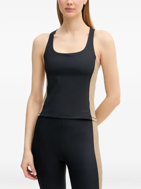 Casall colour-block racerback top