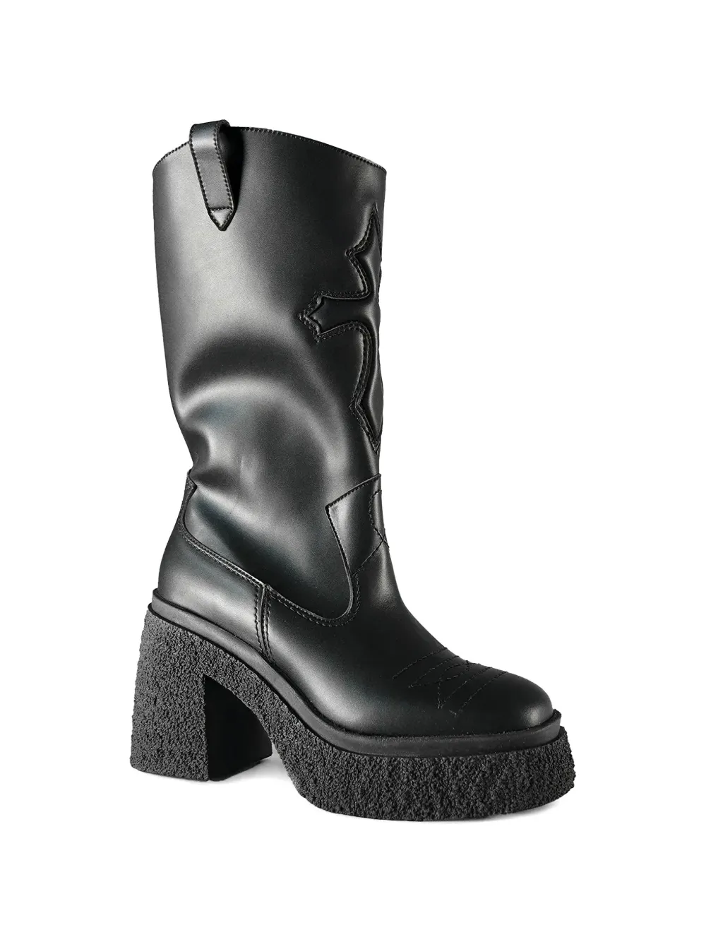  Altercore Bottines Monroe à Plateforme - Noir 