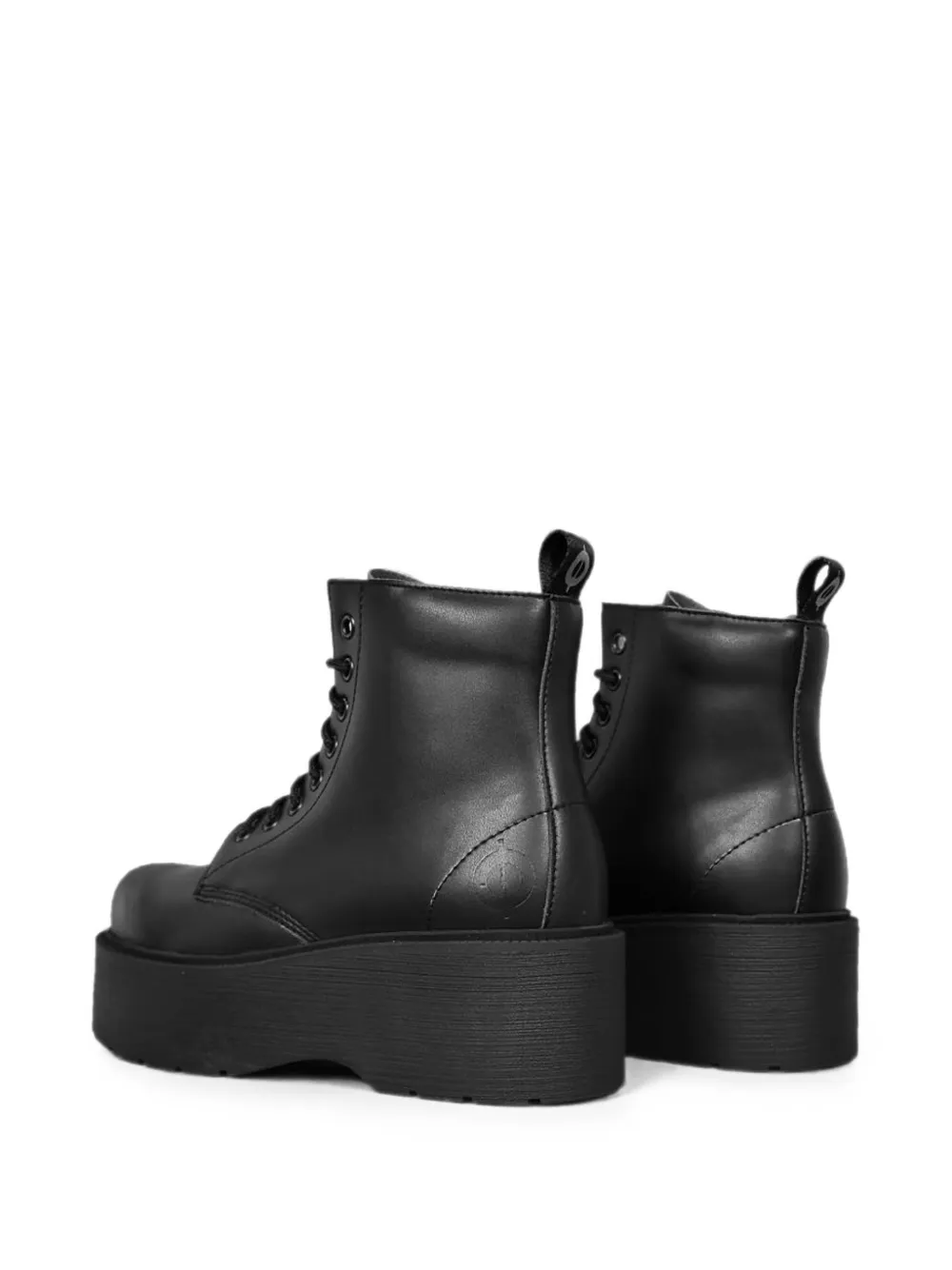 Altercore Adara platform lace-up boots Zwart