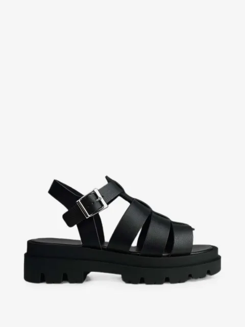 Altercore Elio buckle-fastening caged sandals