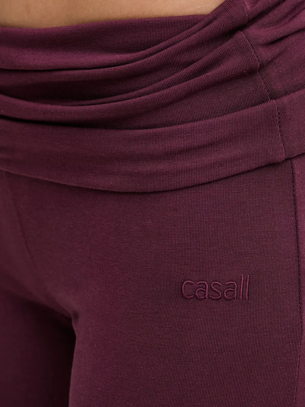 Casall Sublime flared legging met omslag Rood