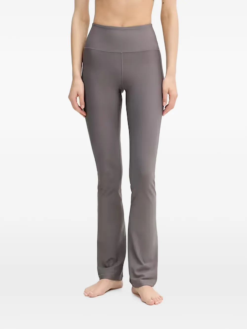 Casall logo-print flared performance trousers