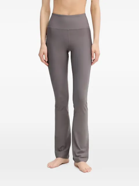 Casall logo-print flared performance trousers