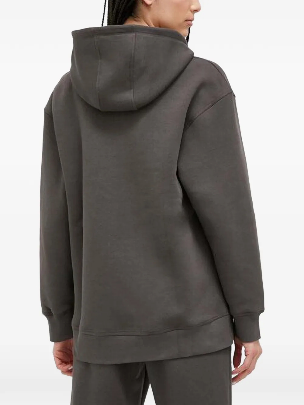 Casall Hoodie met logoprint Grijs