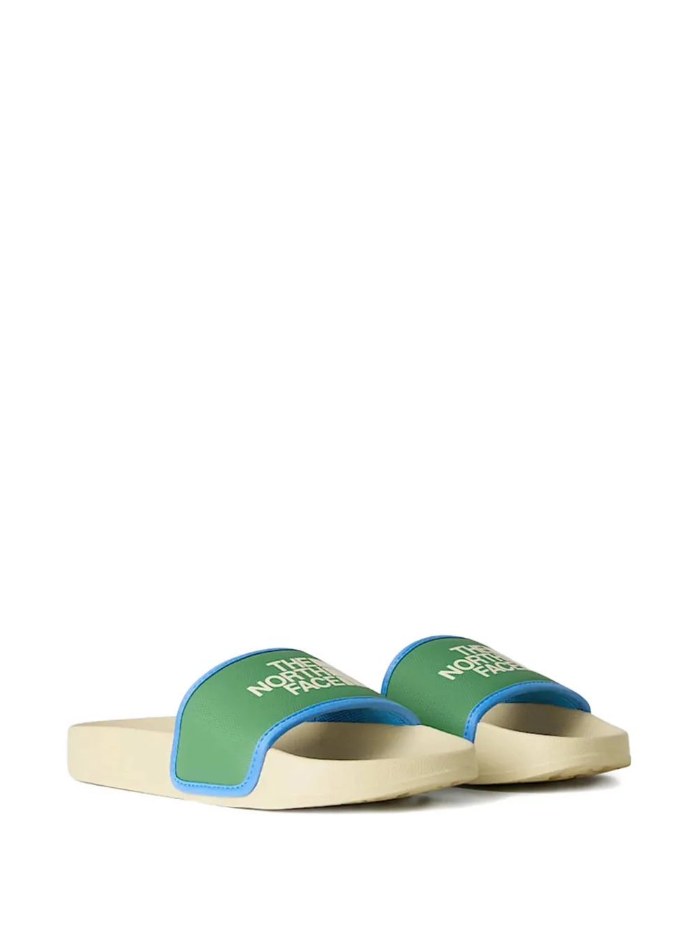 The North Face Kids Base Camp III logo-print slides - Verde