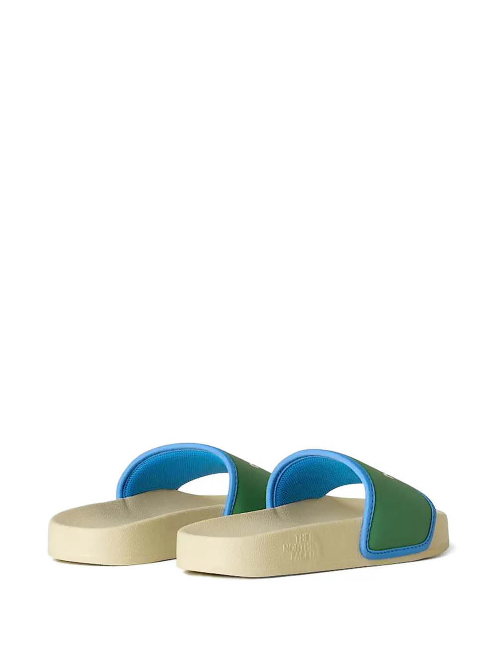The North Face Kids Base Camp III slippers met logoprint Groen