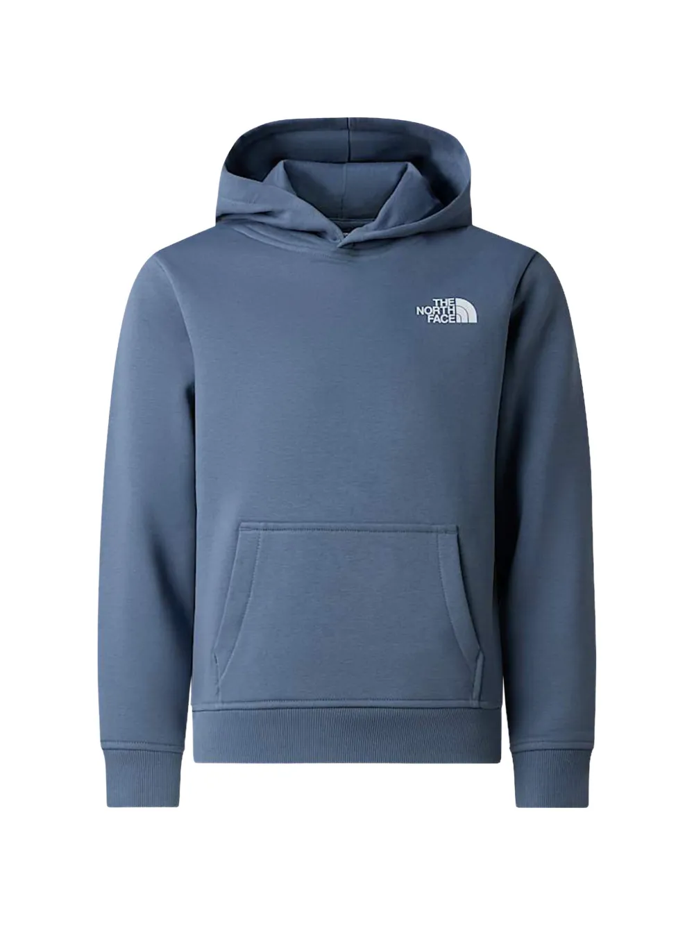 The North Face Kids NSE Box logo-print hoodie - Grigio