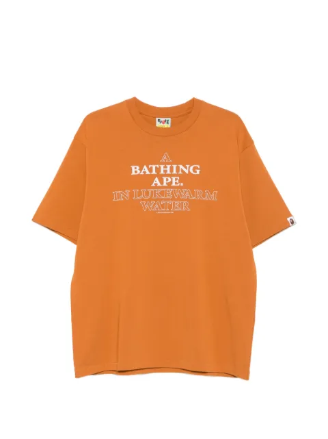 A BATHING APE® logo-print short-sleeve T-shirt