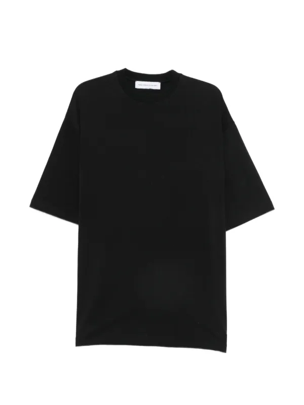 Marie Adam-Leenaerdt Draped-back T-shirt in Black