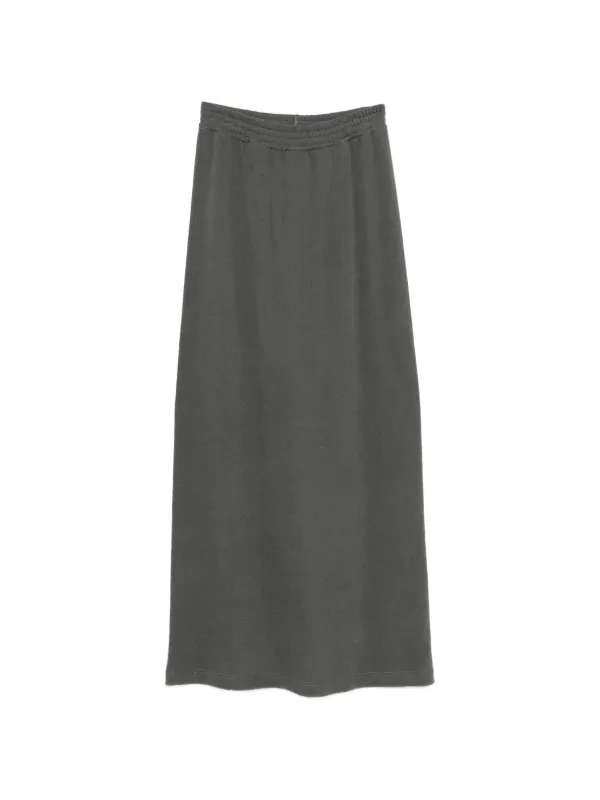 Marie Adam-Leenaerdt Elasticated-waistband Maxi Skirt in Grey