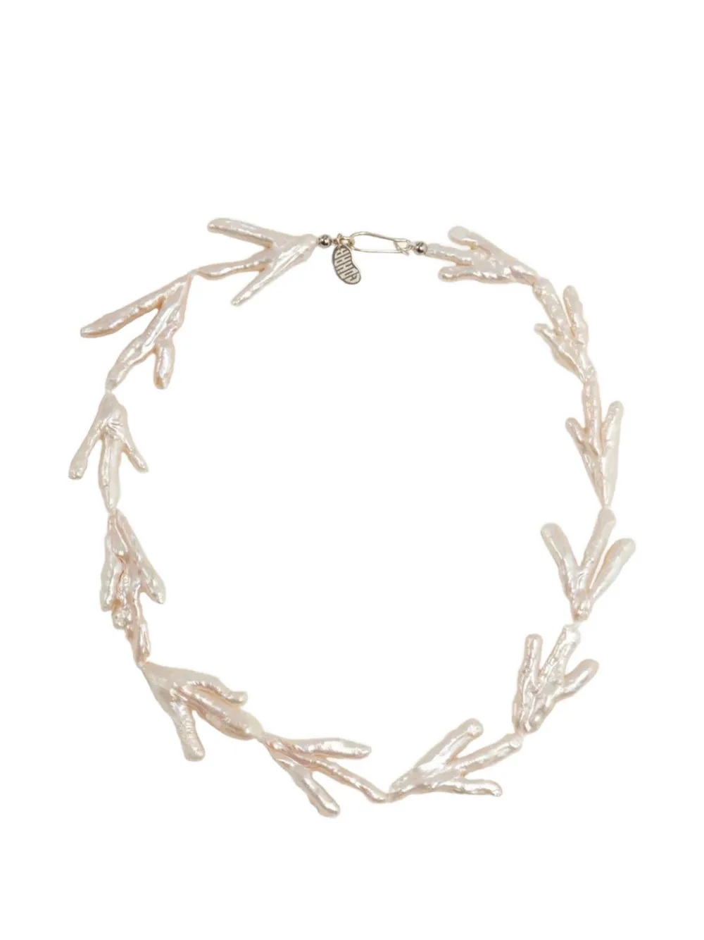 Gohar World Host chicken-foot necklace - Bianco