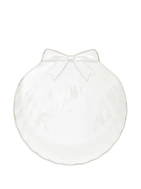 Gohar World Sadaf bow-detail serving plate