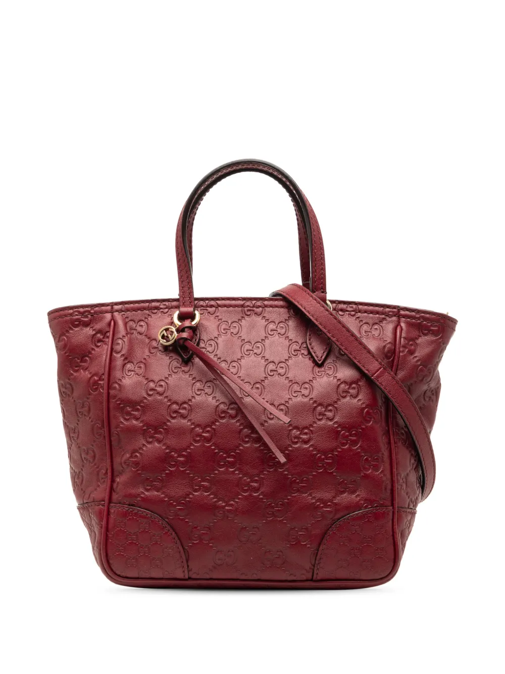 Gucci Pre-Owned 2000-2015 Small Guccissima Bree satchel - Rosso
