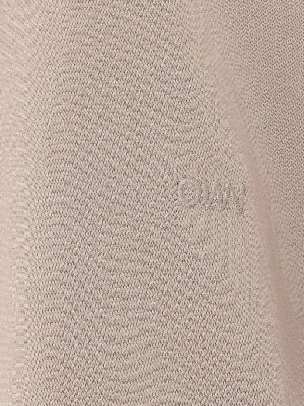  Own Sudadera Con Logo Bordado - Neutro 