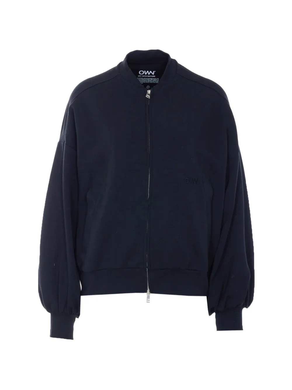 OWN Bomberjacke mit Logo-Stickerei - Blau