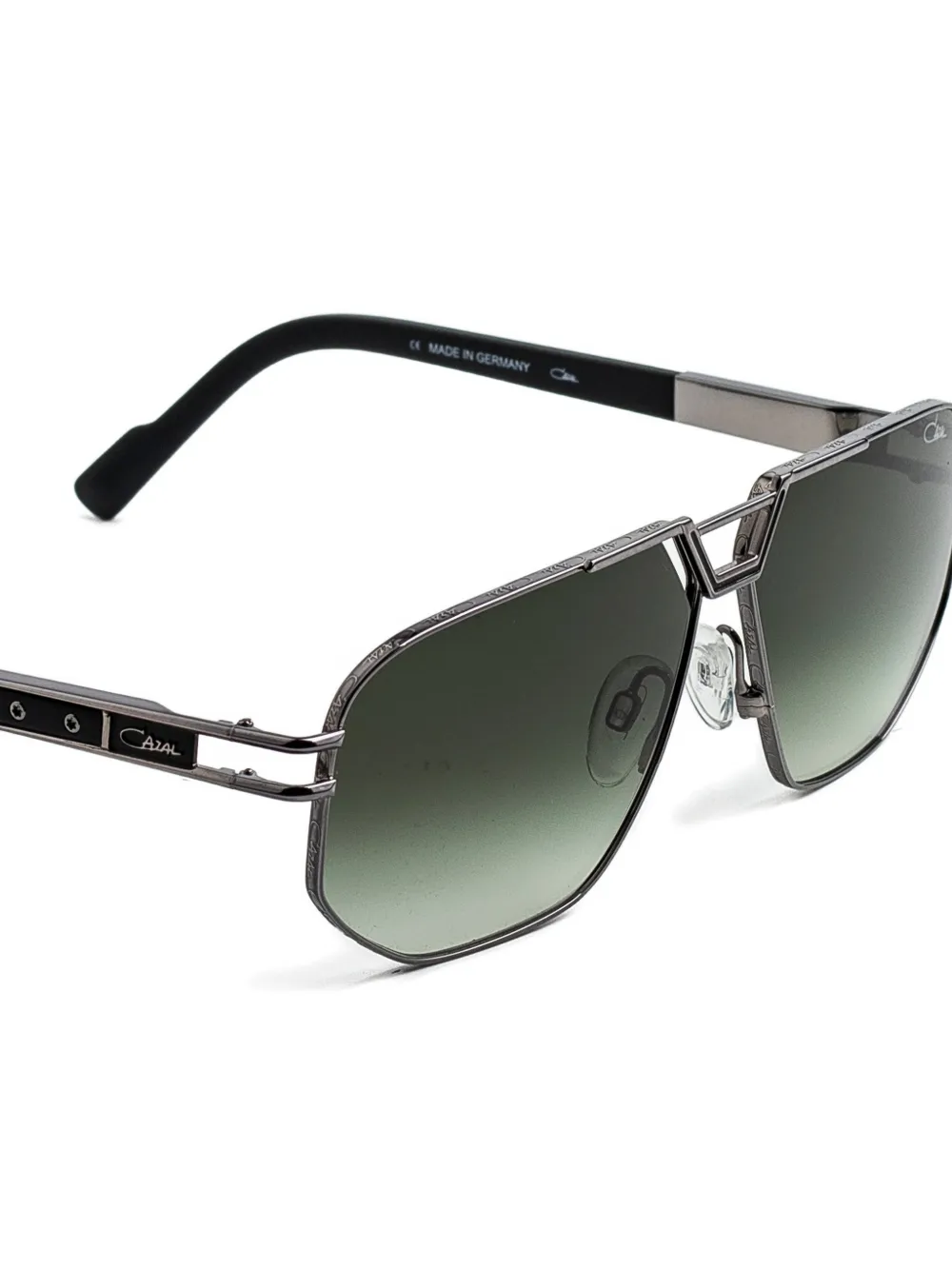Cazal 9114 zonnebril met geometrisch montuur Grijs