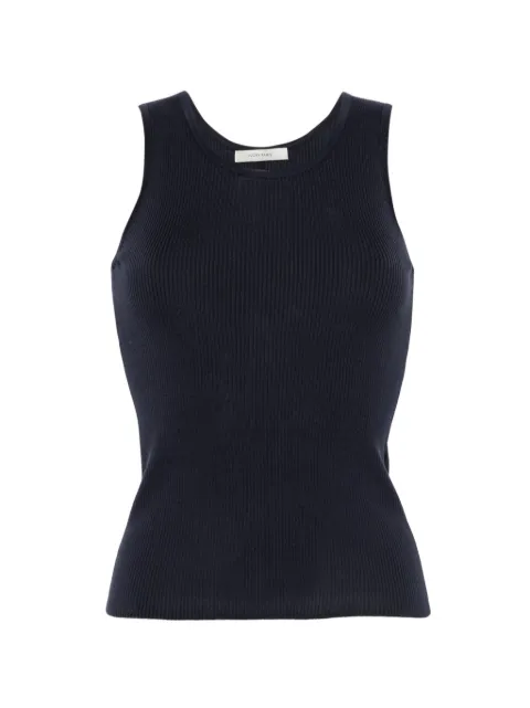 IVORY PARIS Elsa ribbed-knit tank top