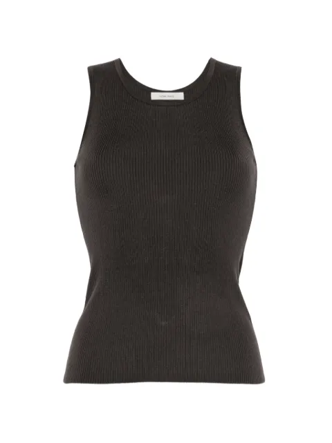 IVORY PARIS Elsa ribbed-knit tank top