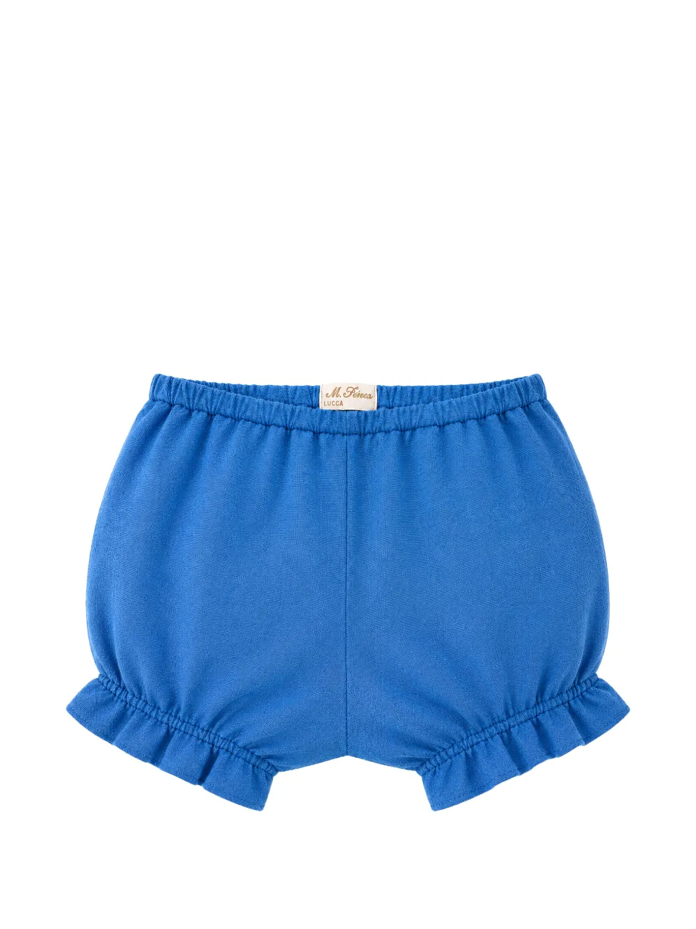 Mariella Ferrari ruffled-trim shorts - Blu