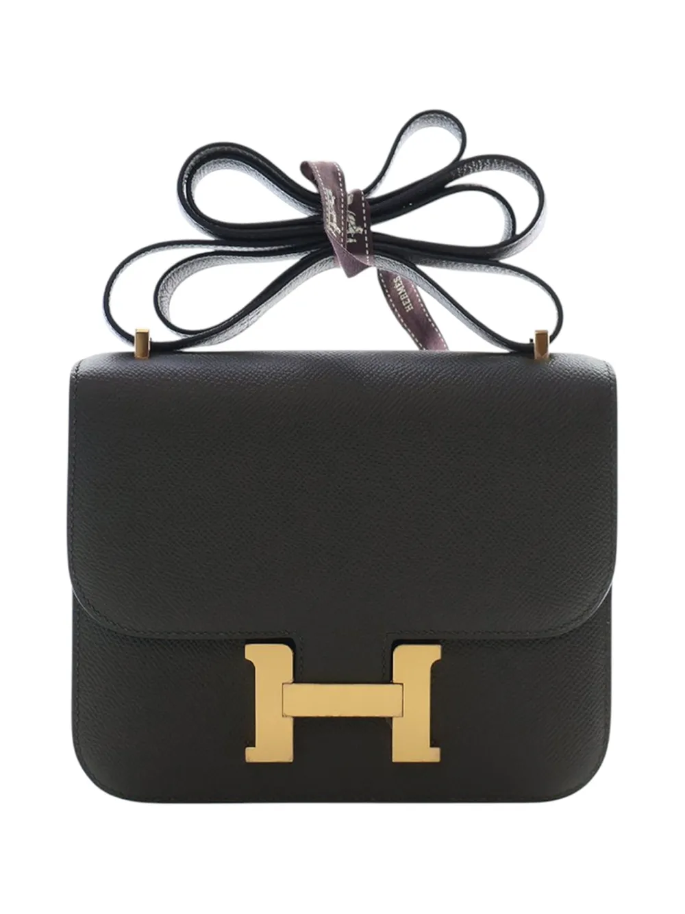 Hermès Pre-Owned 2021 Mini Epsom Constance III 18 crossbody bag - Verde