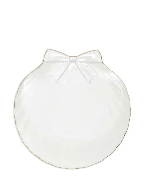 Gohar World Sadaf bow-detail dinner plate