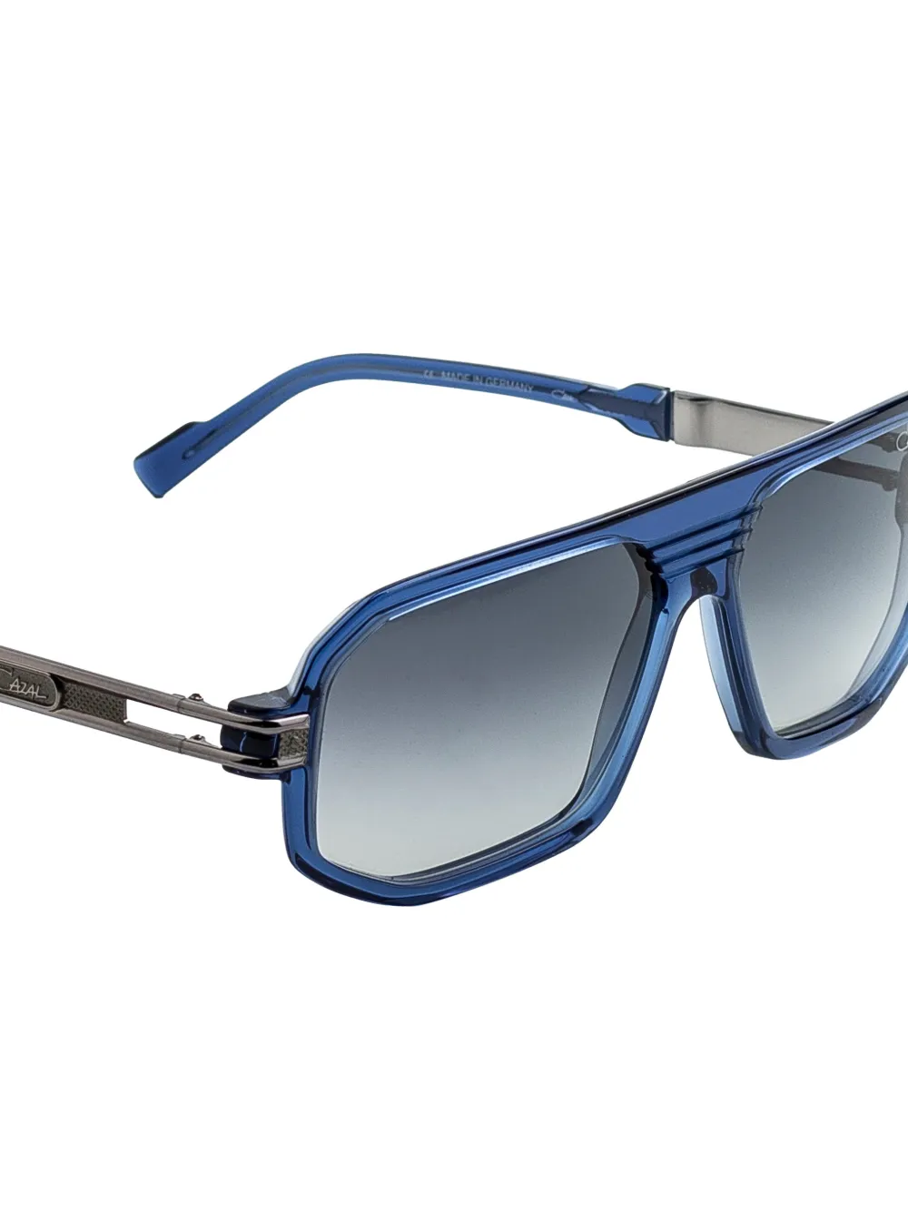 Cazal 8052 zonnebril met rechthoekig montuur Blauw
