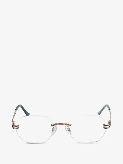 Cazal 4319 rimless geometric-frame glasses