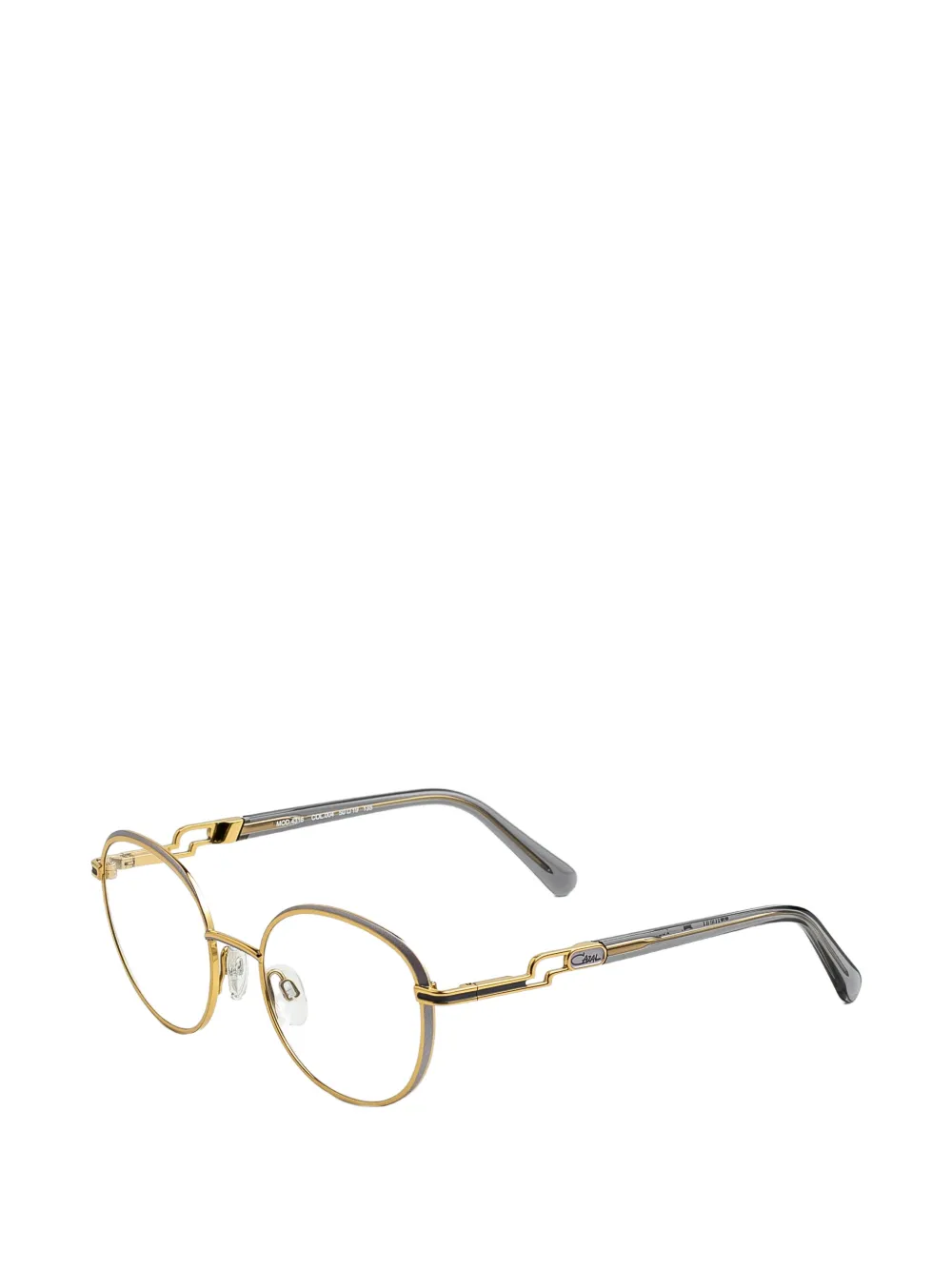 Cazal 4316 bril met rond montuur Goud
