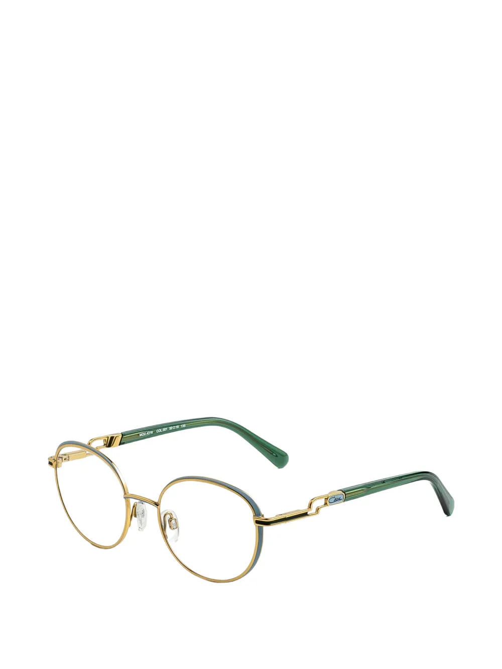 Cazal 4316 bril met rond montuur Goud