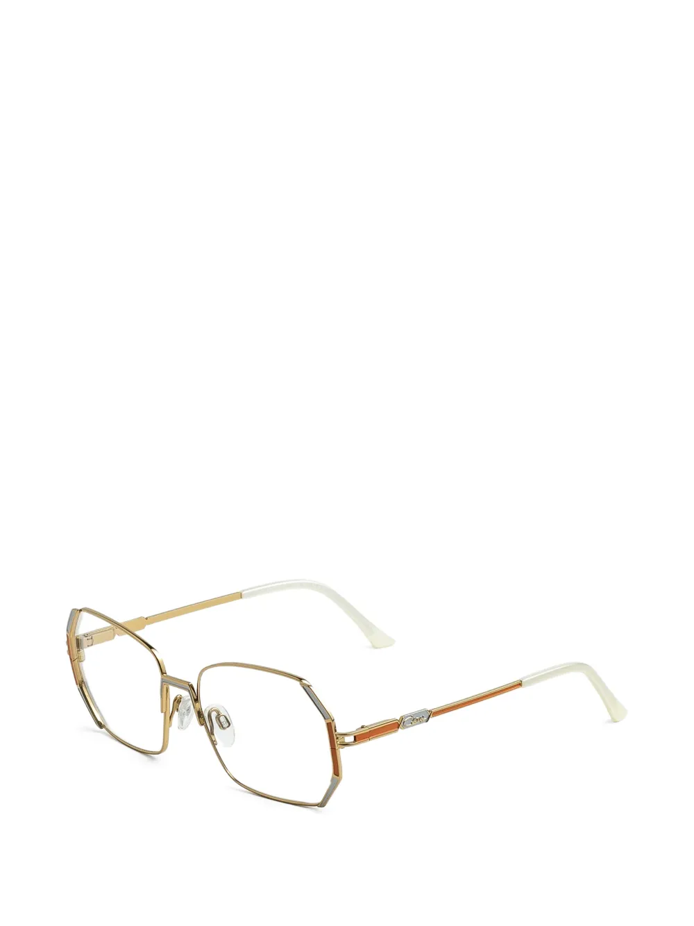 Cazal 4312 bril met geometrisch montuur Goud
