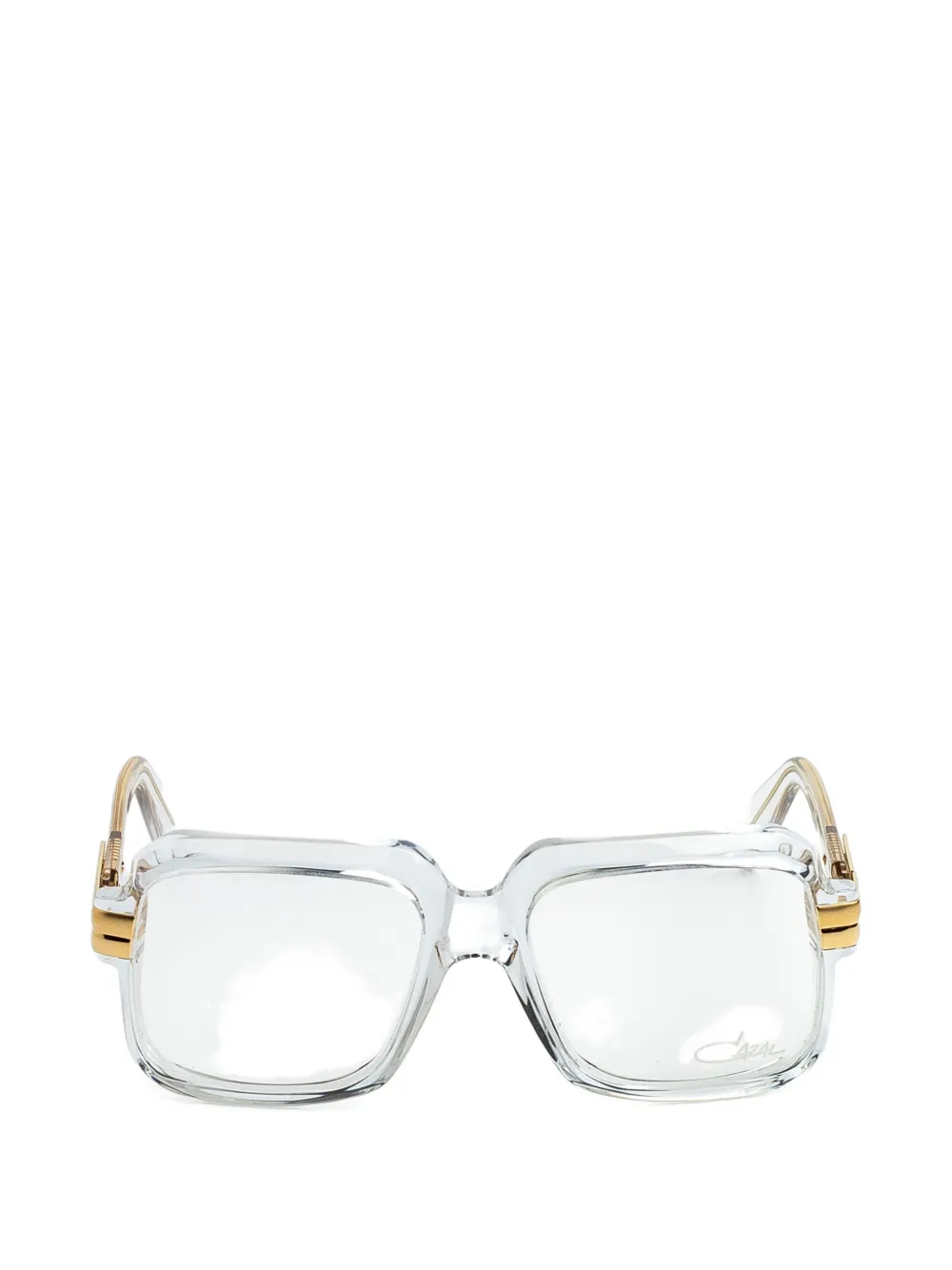 Cazal 607 square-frame glasses - Bianco