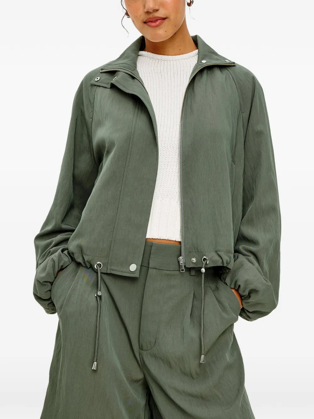 Rails Blake drawstring-hem jacket - Grün