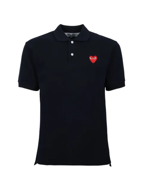Comme Des Garçons Play 하트 패치 폴로 셔츠