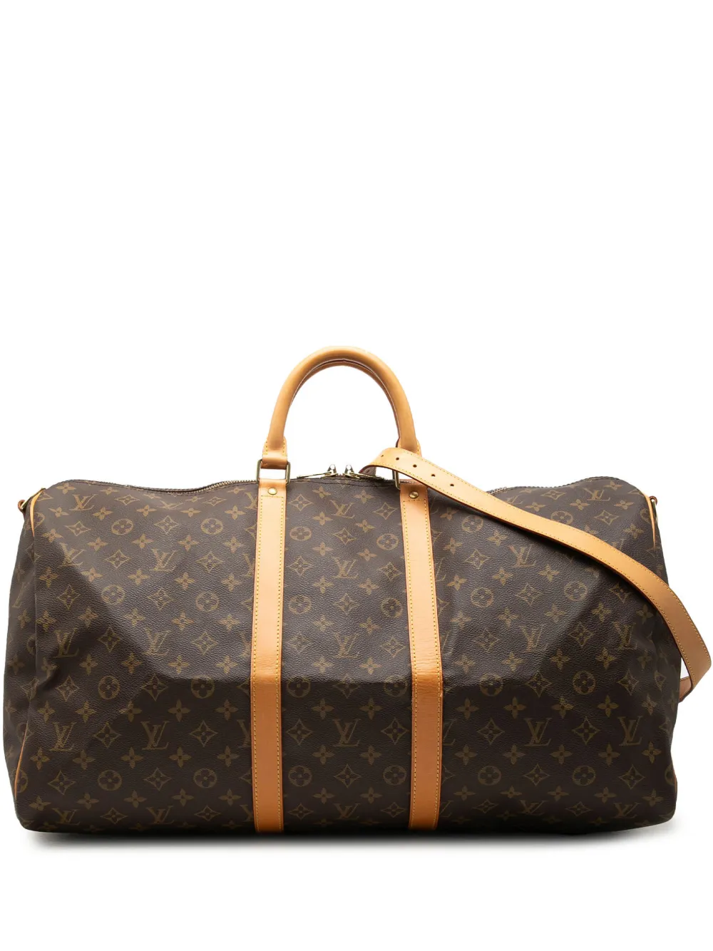 Louis Vuitton Pre-Owned 1997 Monogram Keepall Bandouliere 55 travel bag - Marrone
