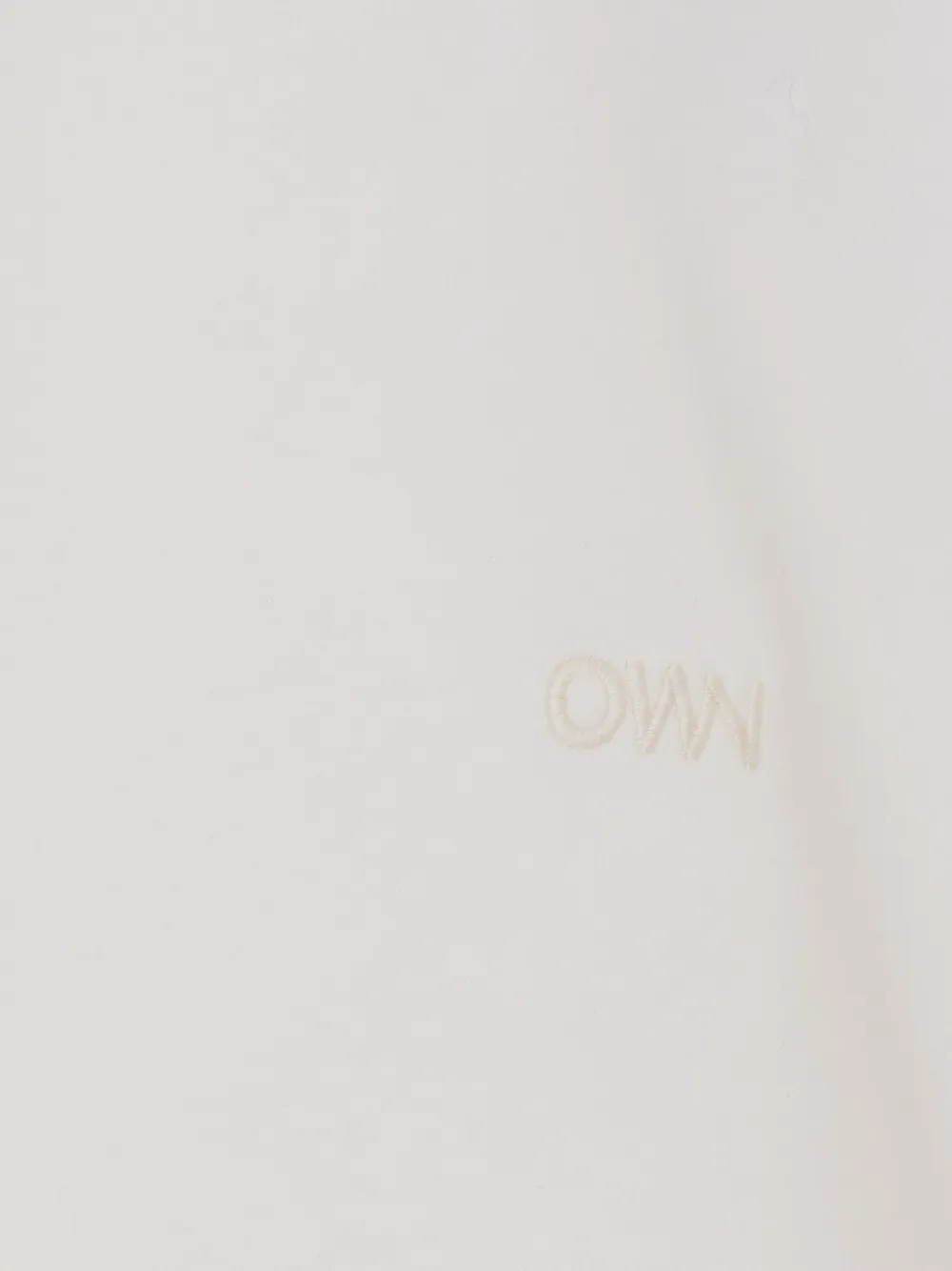  Own Sudadera Con Logo Bordado - Blanco 