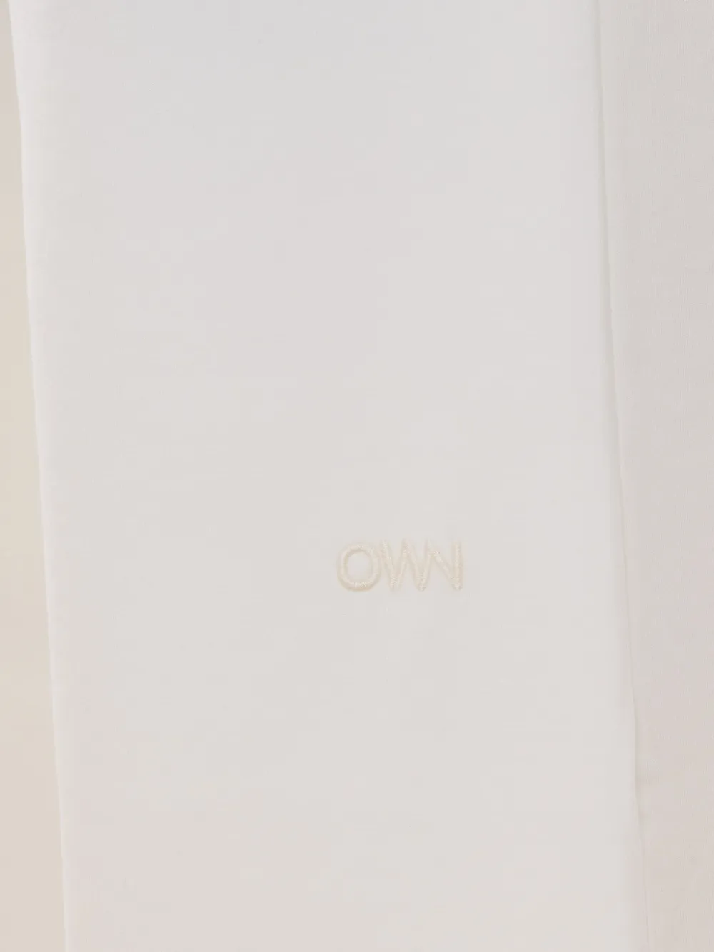 OWN Broek met geplooid detail Wit