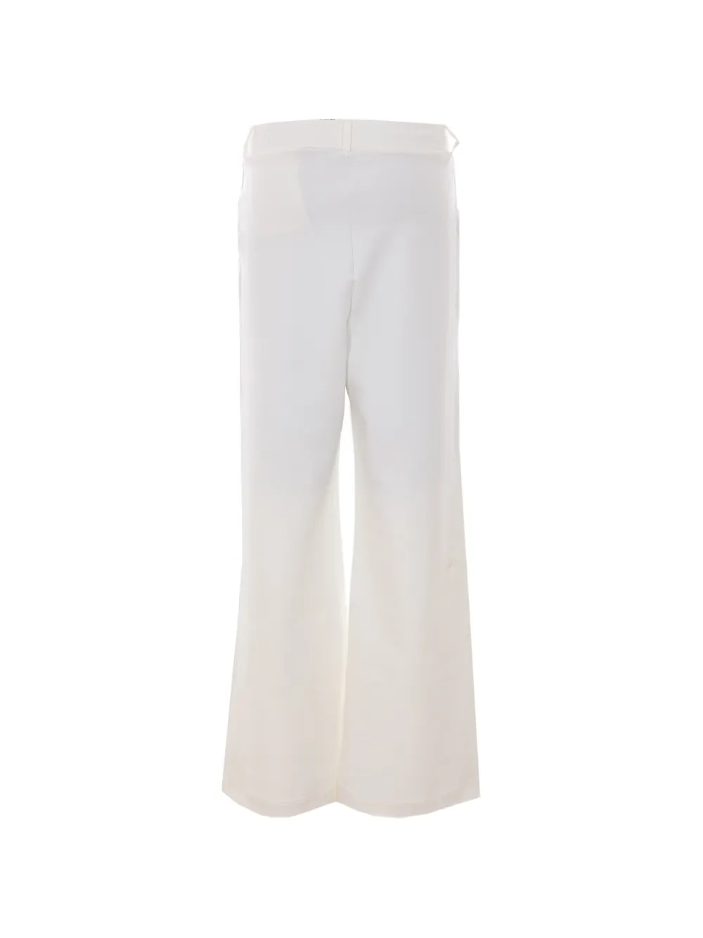 OWN Broek met geplooid detail Wit
