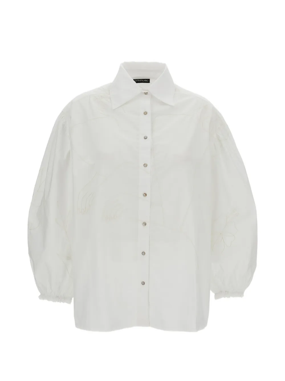 ESTRAFALARIO Hillay embroidered cotton shirt - Weiß