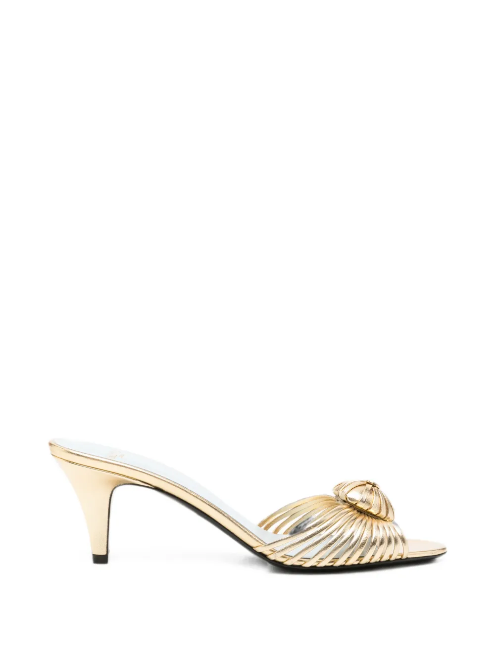 Valentino Garavani heart-detail strappy heeled sandals - Gold